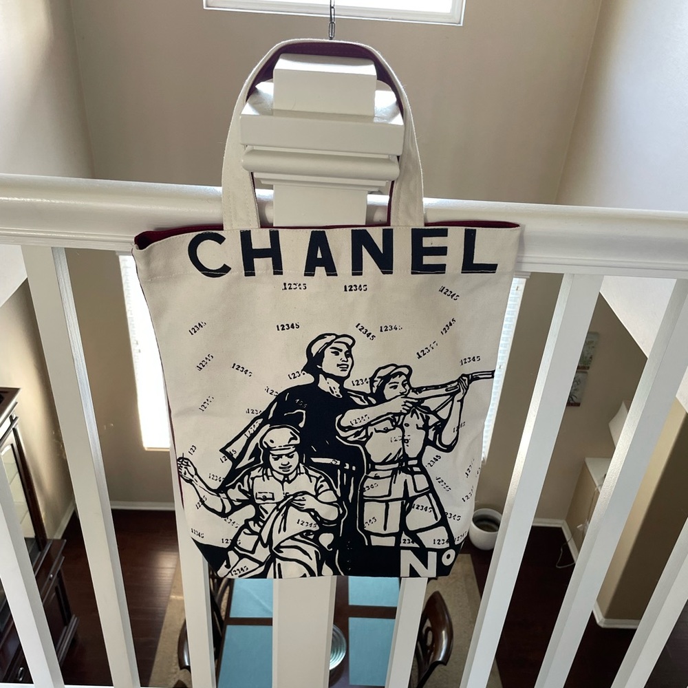 Very Rare Wang Guangyi Art Tote bag